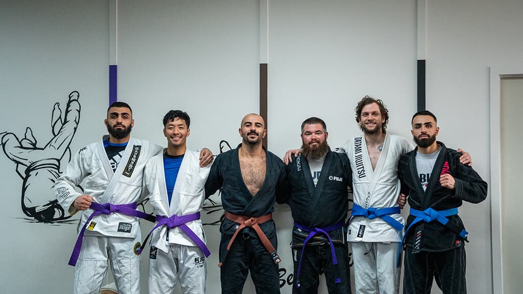 Training at Besnek Jiu Jitsu